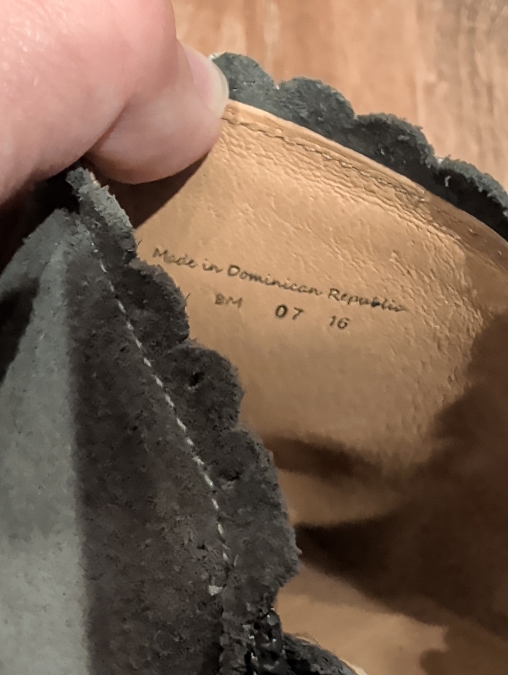 Jack Rogers 8 Booties Scalloped Edges - Picture 8 of 9